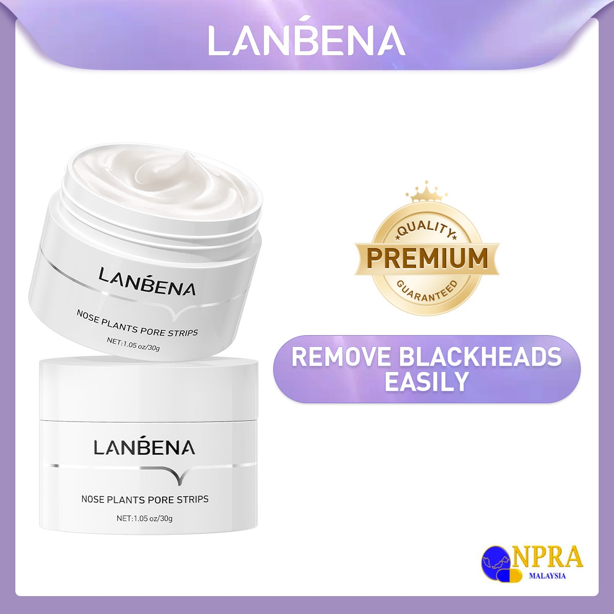 LANBENA Nose Plants Pore Strips 30g  [NPRA]