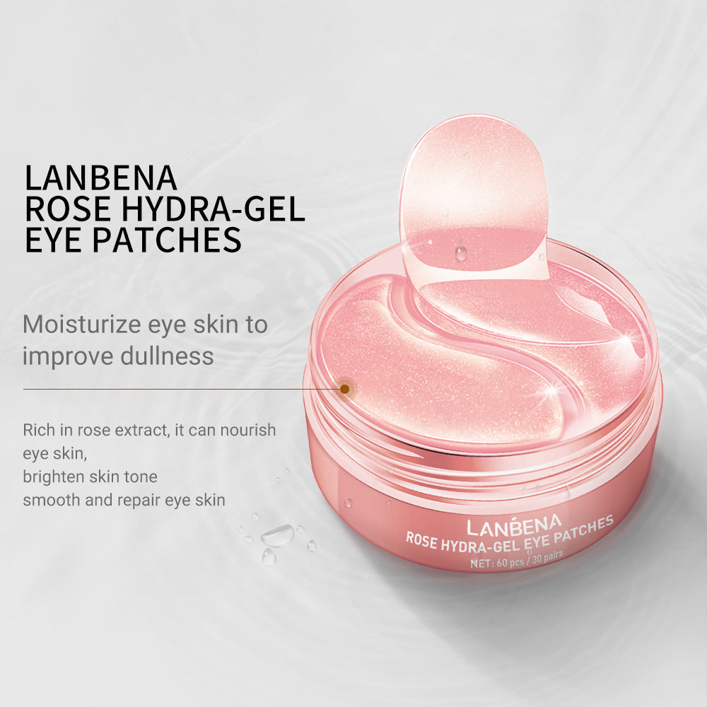 LANBENA Eye Mask Remove Dark Eye Circle Eye Patches 60Pcs