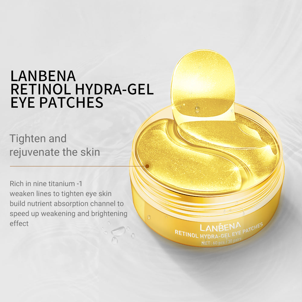 LANBENA Eye Mask Remove Dark Eye Circle Eye Patches 60Pcs