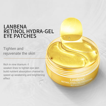 LANBENA Vitamin C Eye Mask 60Pcs Anti Aging Wrinkles Remove Dark Eye Circle