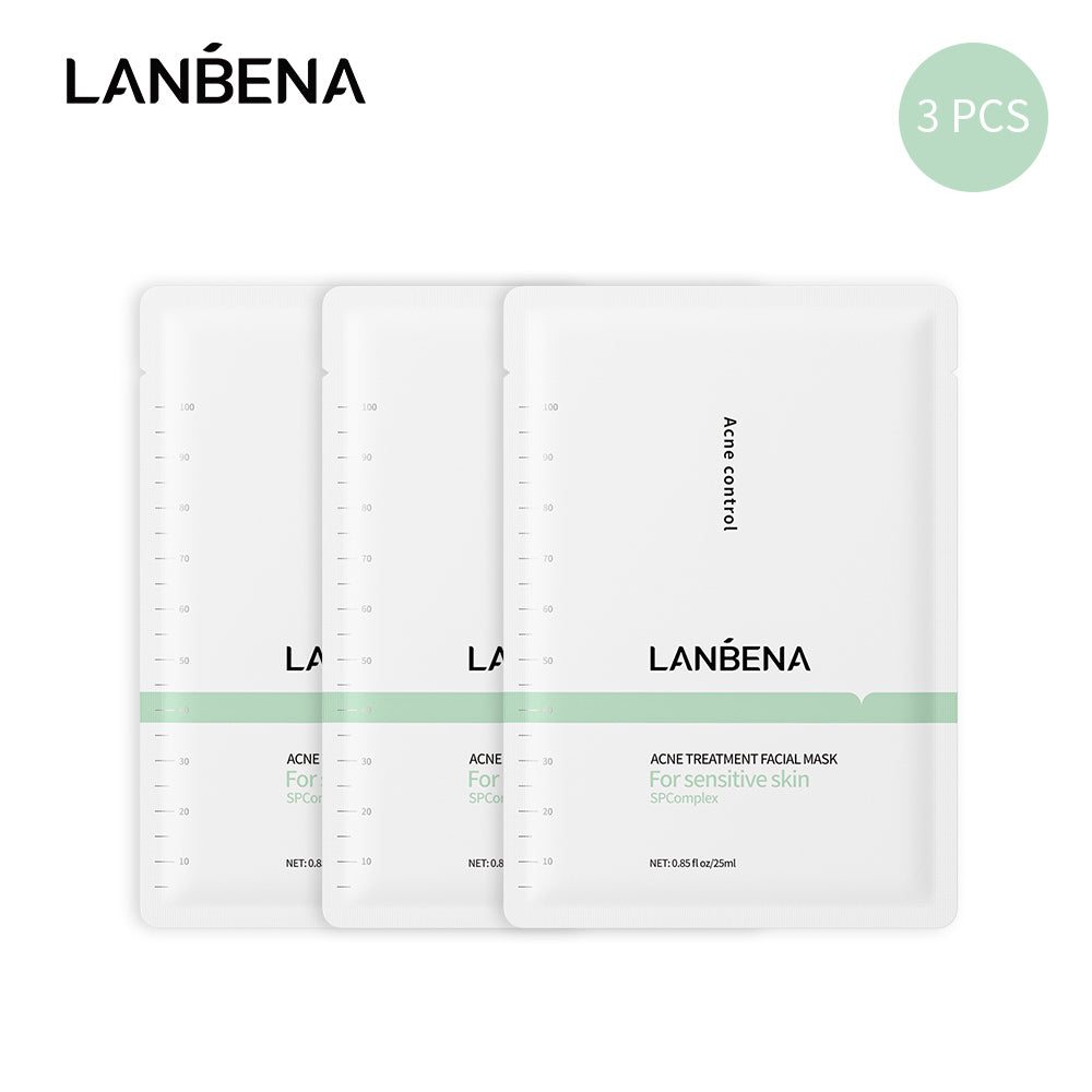 LANBENA ACNE TREATMENT FACIAL MASKNPRA(10 Pcs) [NPRA][Individual Package]